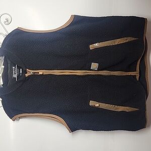 Carhartt Relaxed Fit XL Black and Brown Unisex Warm Layering Vest